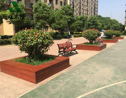 萬眾座椅連體花箱