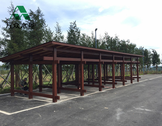 景區(qū)防腐木車棚