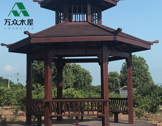 江夏農(nóng)莊六角涼亭